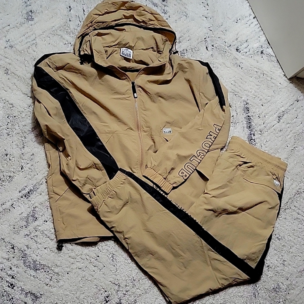 PRO CLUB Men's Full Court Versatile Windbreaker Set